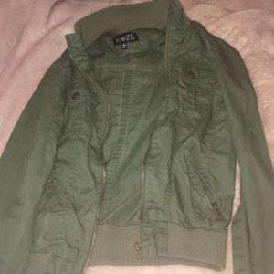 Green Denim Jacket